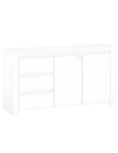 Comodă LINDY 2D3S pentru dormitor, 156x41.5x84.5 cm, PAL/MDF laminat | MobilaOK