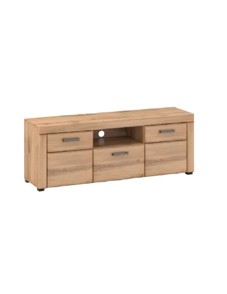 Masă RTV PUSAN B, living, 150.6x41x56 cm, PAL/MDF/ metal | MobilaOK