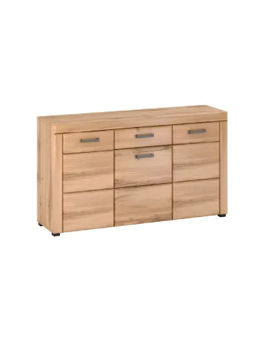 Comodă PUSAN E pentru dormitor, 150.6x41x86 cm, PAL laminat și MDF | MobilaOK