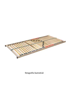 Somieră, DOUBLE KLASIK NEW, dormitor, 140x200 cm, mesteacăn și cauciuc, KONDELA | MobilaOK 2
