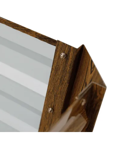Pat de flori, NONKY TIP 3, gradina/balcon, 80x80x30 cm, otel/aluminiu | MobilaOK