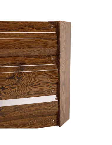 Pat de flori, NONKY TIP 3, gradina/balcon, 80x80x30 cm, otel/aluminiu | MobilaOK