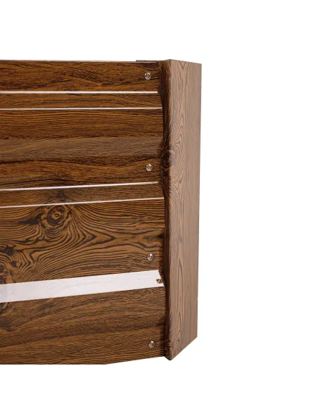 Pat de flori, NONKY TIP 3, gradina/balcon, 80x80x30 cm, otel/aluminiu | MobilaOK