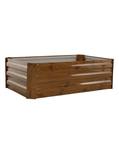 Pat de flori, NONKY TIP 5, gradina/balcon/teren, 120x60x30 cm, Otel/Aluminiu | MobilaOK