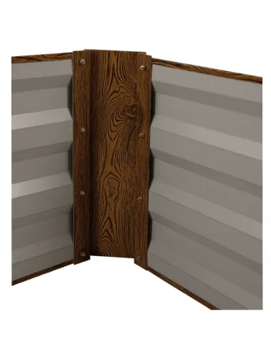 Pat de flori, NONKY TIP 5, gradina/balcon/teren, 120x60x30 cm, Otel/Aluminiu | MobilaOK