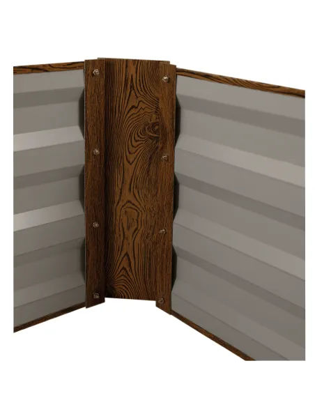 Pat de flori, NONKY TIP 5, gradina/balcon/teren, 120x60x30 cm, Otel/Aluminiu | MobilaOK