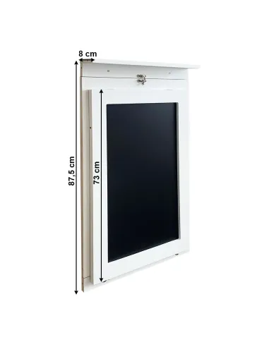 Masă pliantă ZALMAN, birou/copii, 50x75.5x75 cm, MDF cu tablă cretă | MobilaOK