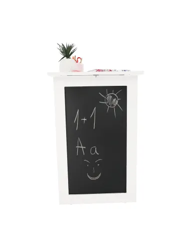 Masă pliantă ZALMAN, birou/copii, 50x75.5x75 cm, MDF cu tablă cretă | MobilaOK