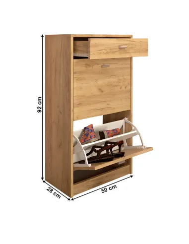 Pantofar VIVAT NEW TYP 1 pentru hol/dressing, 50x92x28 cm, PAL melaminat | MobilaOK