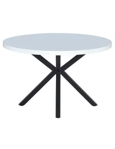 Masă de sufragerie MEDOR, dining, diametru 120 cm, MDF și metal | MobilaOK 2