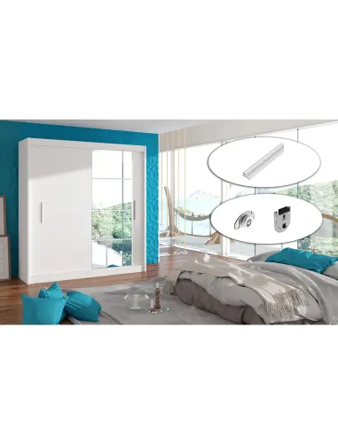 Dulap KONDELA, dormitor/hol, 180x61x215 cm, PAL melaminat | MobilaOK
