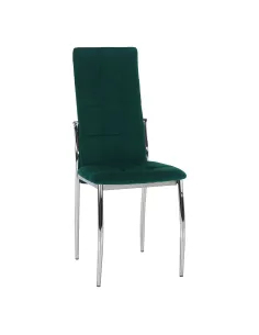 Scaun ADORA NEW, living/dormitor/birou, 42x50.5x99 cm, Catifea/Metal | MobilaOK