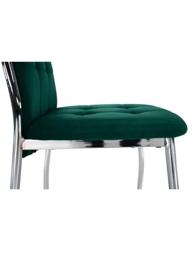 Scaun ADORA NEW, living/dormitor/birou, 42x50.5x99 cm, Catifea/Metal | MobilaOK