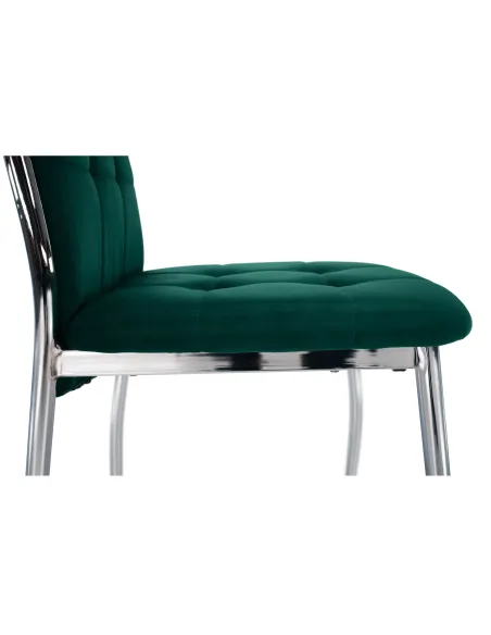 Scaun ADORA NEW, living/dormitor/birou, 42x50.5x99 cm, Catifea/Metal | MobilaOK