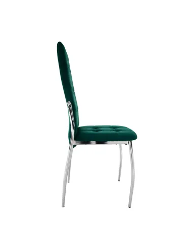 Scaun ADORA NEW, living/dormitor/birou, 42x50.5x99 cm, Catifea/Metal | MobilaOK
