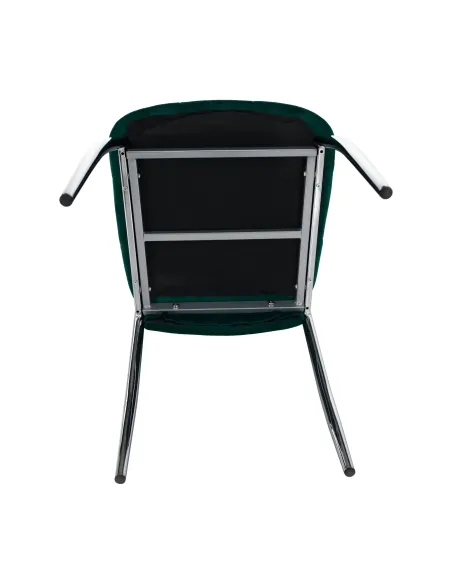 Scaun ADORA NEW, living/dormitor/birou, 42x50.5x99 cm, Catifea/Metal | MobilaOK