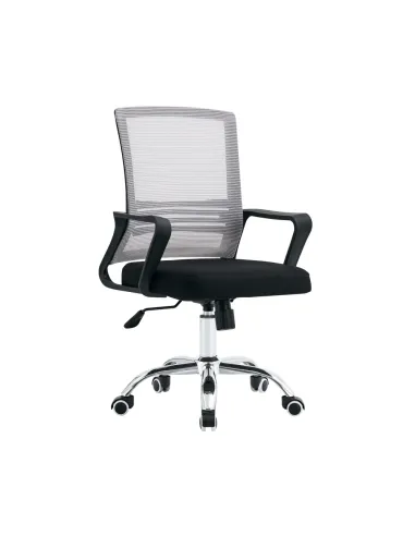 Fotoliu APOLO 2 NEW birou, 47x54x88-98 cm, plasă și textil | MobilaOK