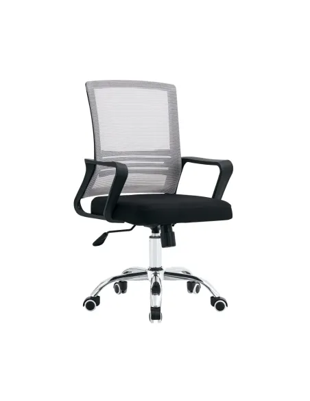 Fotoliu APOLO 2 NEW birou, 47x54x88-98 cm, plasă și textil | MobilaOK