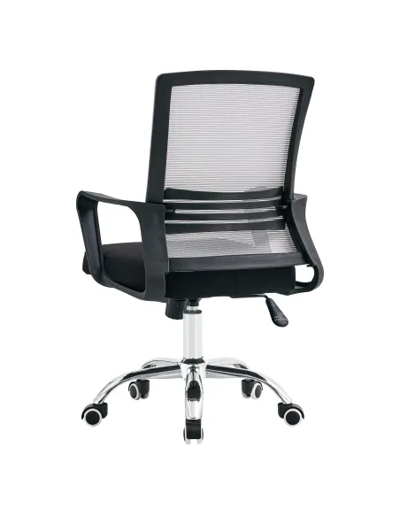 Fotoliu APOLO 2 NEW birou, 47x54x88-98 cm, plasă și textil | MobilaOK