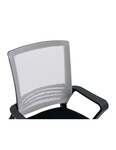 Fotoliu APOLO 2 NEW birou, 47x54x88-98 cm, plasă și textil | MobilaOK