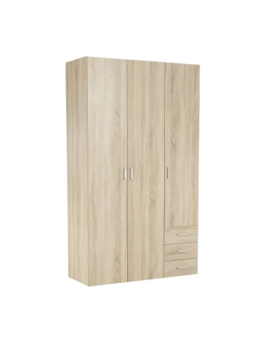 Dulap GWEN 70429 pentru dormitor, 115.8x200.4x49.5 cm, PAL înfoliat stejar sonoma | MobilaOK