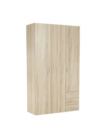 Dulap GWEN 70429 pentru dormitor, 115.8x200.4x49.5 cm, PAL înfoliat stejar sonoma | MobilaOK