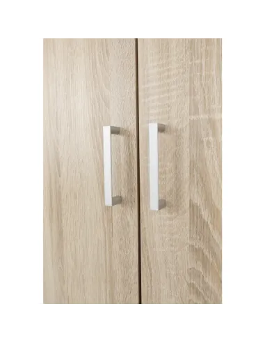 Dulap GWEN 70429 pentru dormitor, 115.8x200.4x49.5 cm, PAL înfoliat stejar sonoma | MobilaOK