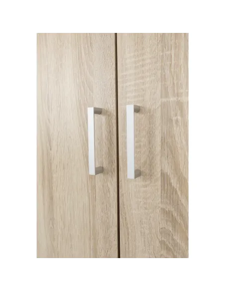 Dulap GWEN 70429 pentru dormitor, 115.8x200.4x49.5 cm, PAL înfoliat stejar sonoma | MobilaOK