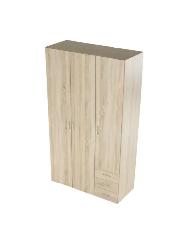Dulap GWEN 70429 pentru dormitor, 115.8x200.4x49.5 cm, PAL înfoliat stejar sonoma | MobilaOK