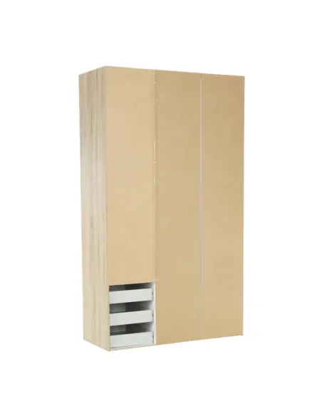 Dulap GWEN 70429 pentru dormitor, 115.8x200.4x49.5 cm, PAL înfoliat stejar sonoma | MobilaOK