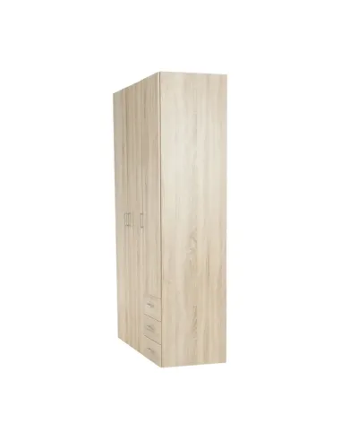 Dulap GWEN 70429 pentru dormitor, 115.8x200.4x49.5 cm, PAL înfoliat stejar sonoma | MobilaOK