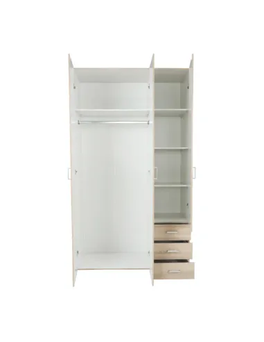 Dulap GWEN 70429 pentru dormitor, 115.8x200.4x49.5 cm, PAL înfoliat stejar sonoma | MobilaOK