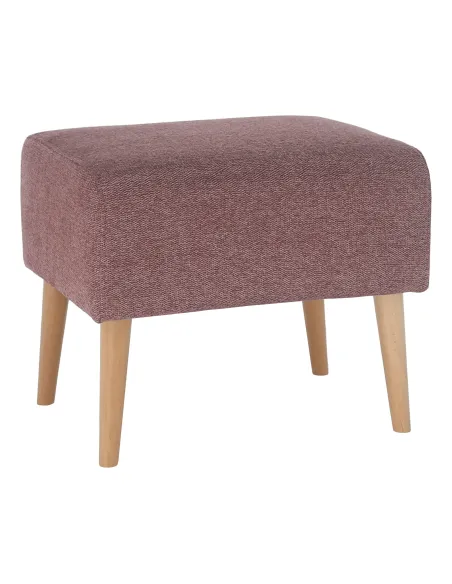 Taburet SAMY, living, 52x42x43 cm, material Matana 14, picior fag | MobilaOK