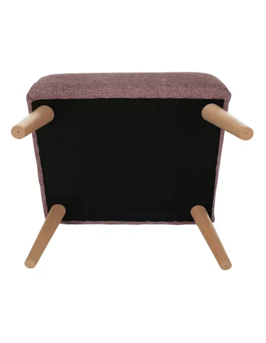 Taburet SAMY, living, 52x42x43 cm, material Matana 14, picior fag | MobilaOK