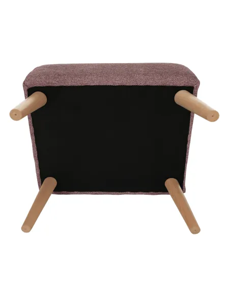 Taburet SAMY, living, 52x42x43 cm, material Matana 14, picior fag | MobilaOK