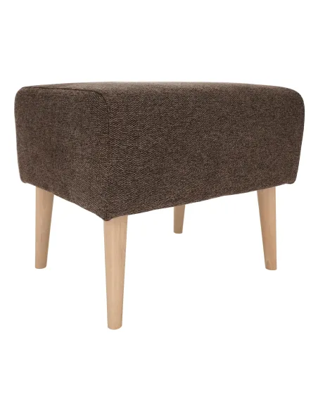 Taburet SAMY, living, 52x42x43 cm, material Matana 19, picior fag | MobilaOK