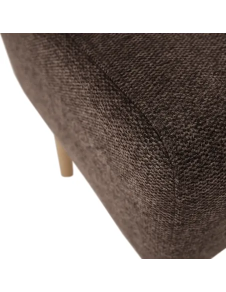 Taburet SAMY, living, 52x42x43 cm, material Matana 19, picior fag | MobilaOK