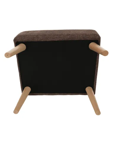 Taburet SAMY, living, 52x42x43 cm, material Matana 19, picior fag | MobilaOK