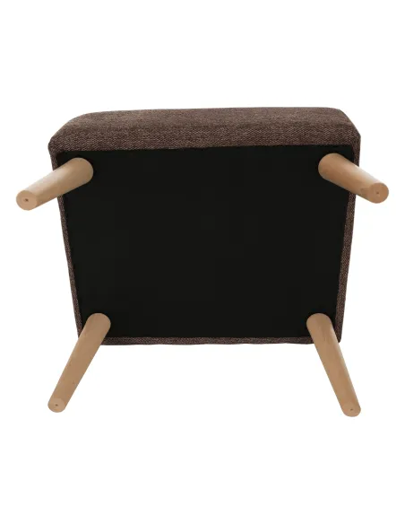 Taburet SAMY, living, 52x42x43 cm, material Matana 19, picior fag | MobilaOK