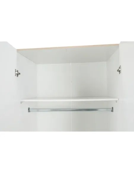Dulap GWEN 70429 pentru dormitor, 115.8x200.4x49.5 cm, PAL înfoliat stejar sonoma | MobilaOK