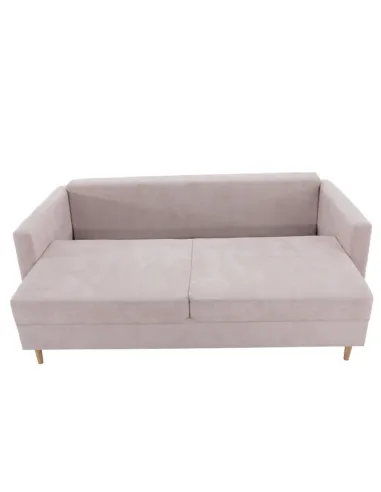 Canapea extensibilă AURELIA, roz antic, living, 216x93x100 cm, textil Queens | MobilaOK
