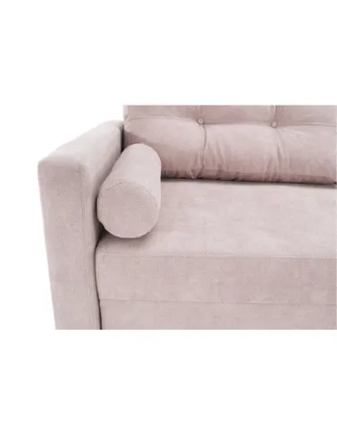 Canapea extensibilă AURELIA, roz antic, living, 216x93x100 cm, textil Queens | MobilaOK