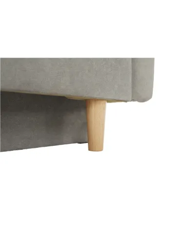 Canapea extensibilă AURELIA, living, 216x93x100 cm, textil Queens, gri | MobilaOK