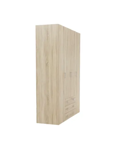 Dulap GWEN, dormitor, 154x200.4x49.5 cm, PAL înfoliat stejar sonoma | MobilaOK