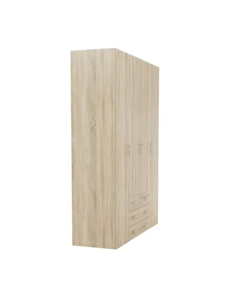 Dulap GWEN, dormitor, 154x200.4x49.5 cm, PAL înfoliat stejar sonoma | MobilaOK