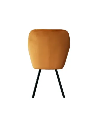 Fotoliu ZERON NEW, living/birou, 60x60x86 cm, Catifea și metal | MobilaOK