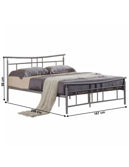 Pat DORADO NEW dormitor 160x200 Metal | MobilaOK