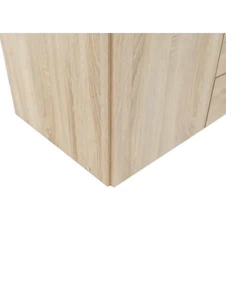 Dulap GWEN, dormitor, 154x200.4x49.5 cm, PAL înfoliat stejar sonoma | MobilaOK