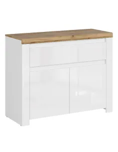 Comodă VILGO, dormitor/hol/living, 106x41.5x84.5 cm, PAL melaminat/MDF | MobilaOK