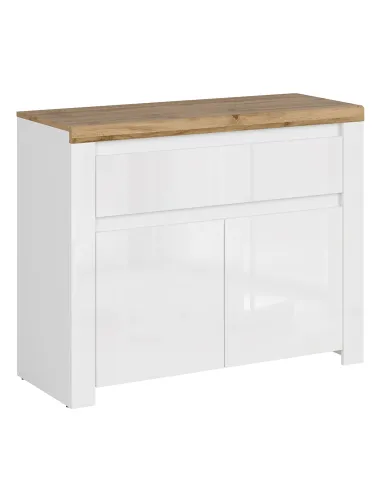 Comodă VILGO, dormitor/hol/living, 106x41.5x84.5 cm, PAL melaminat/MDF | MobilaOK